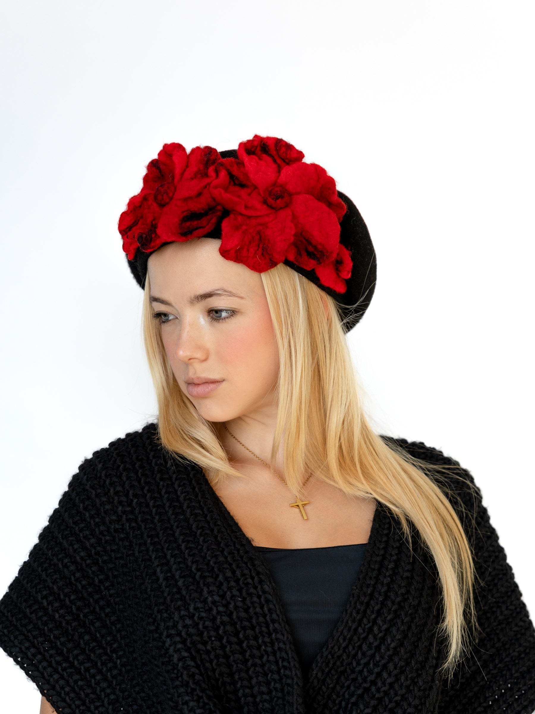 Midnight Rose Hat