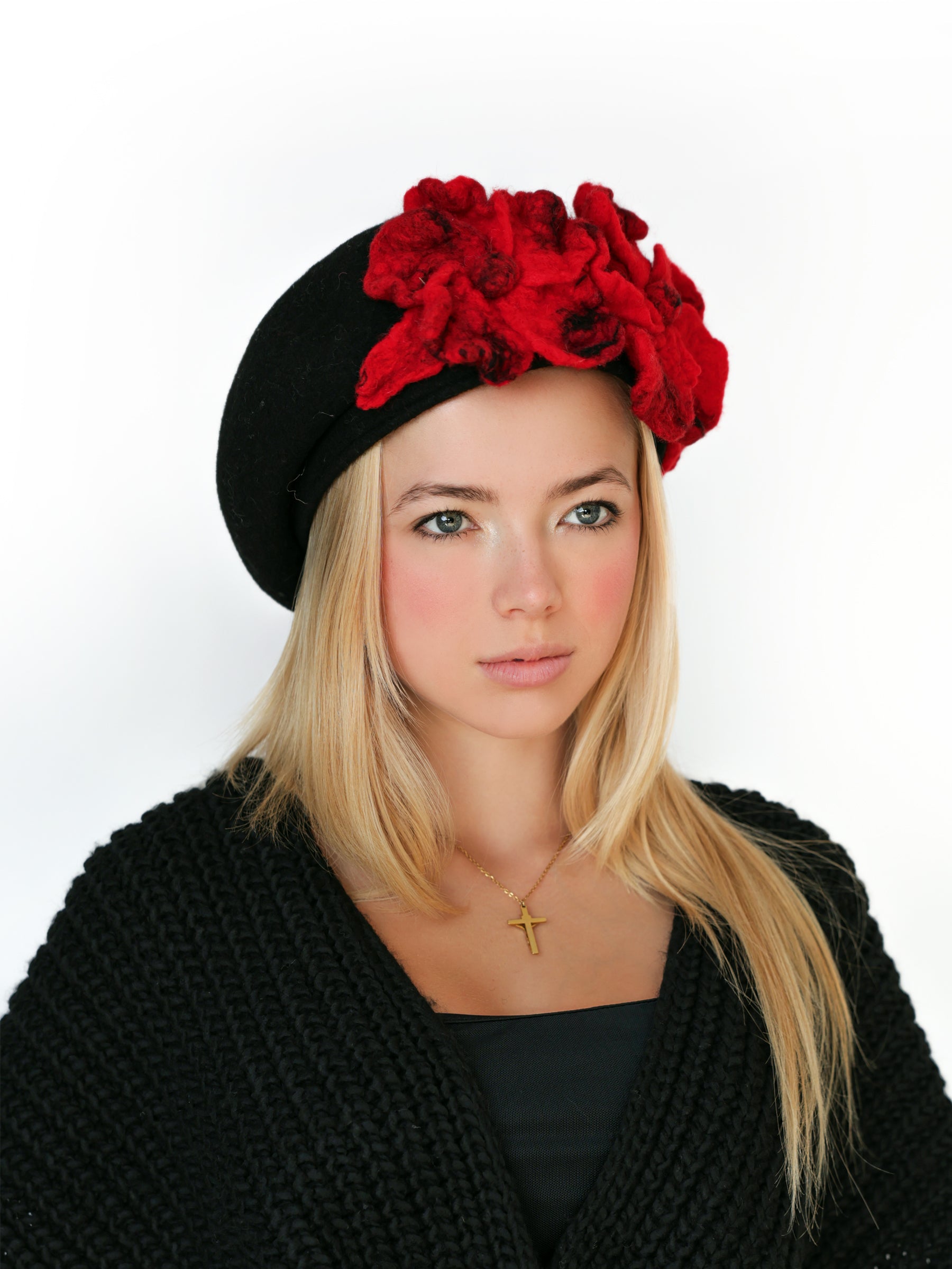 Midnight Rose Hat